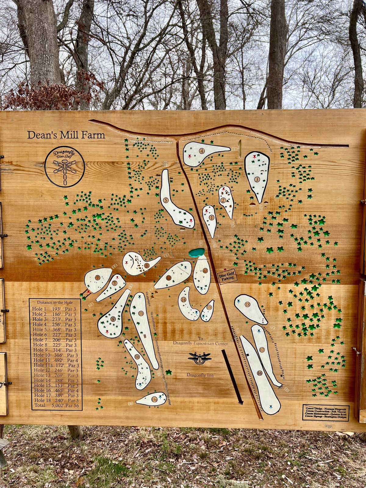 Course layout 3/25