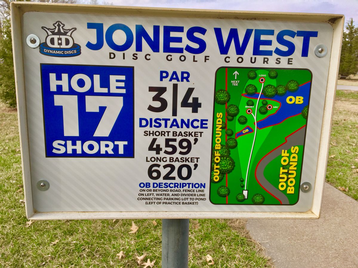 Hole 17 Tee Sign (Short)