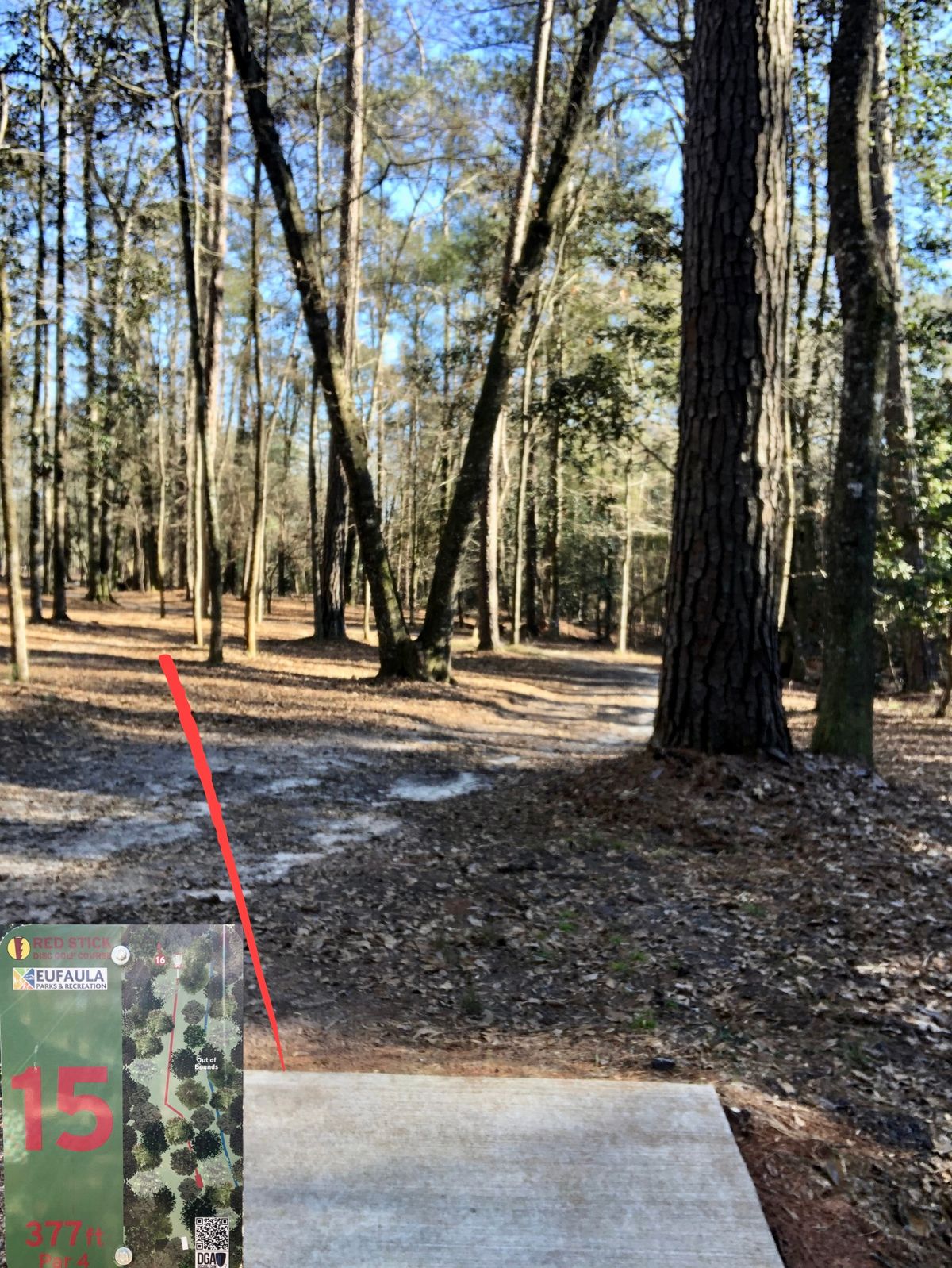 Hole 15 | SHORT pad