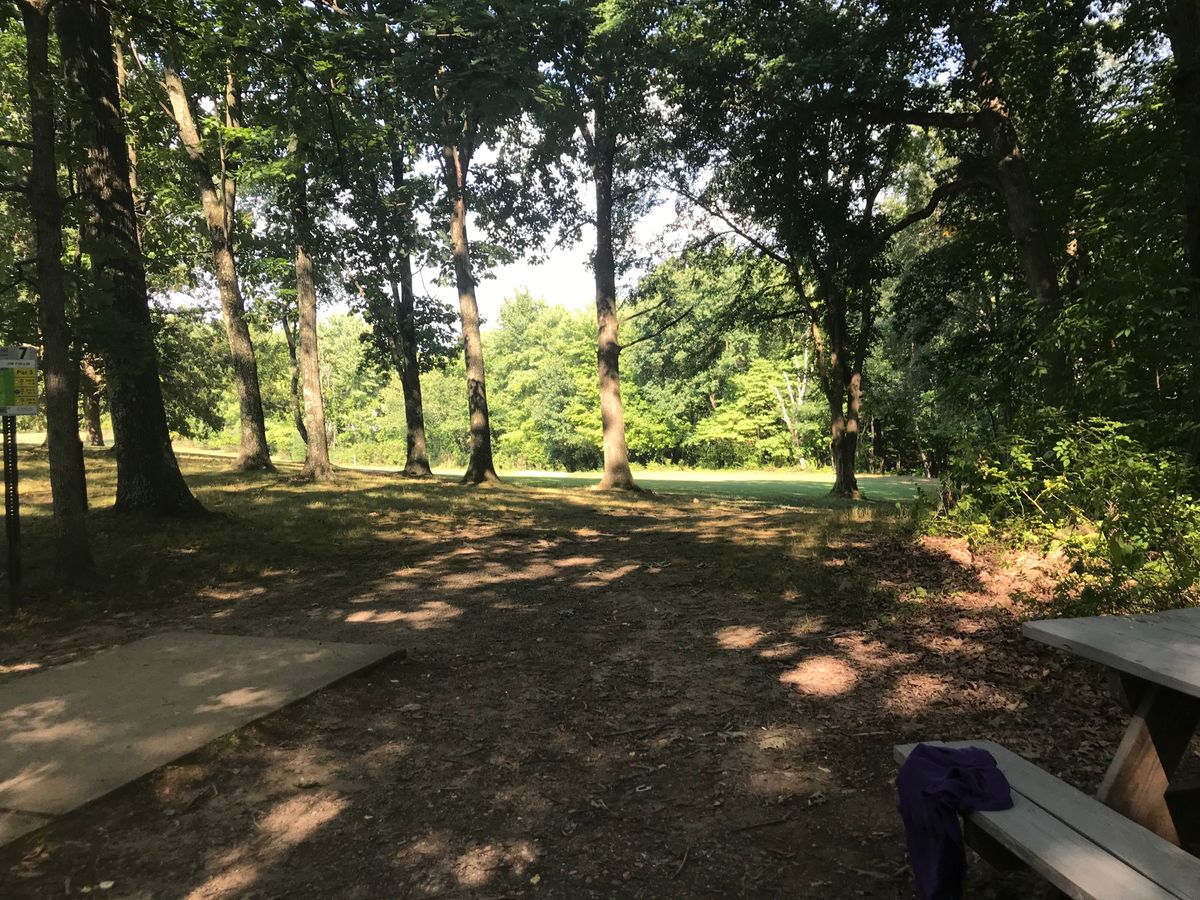 Beginning of hole 7