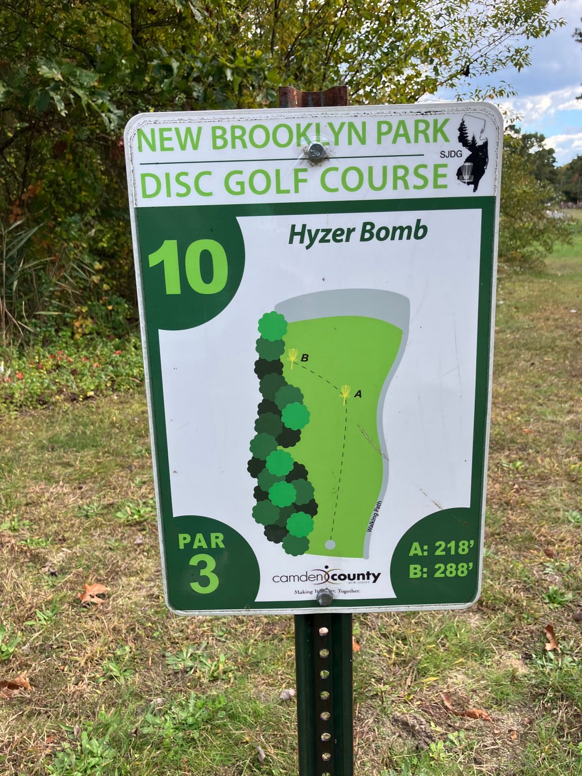 Hole 10 Hyzer Bomb