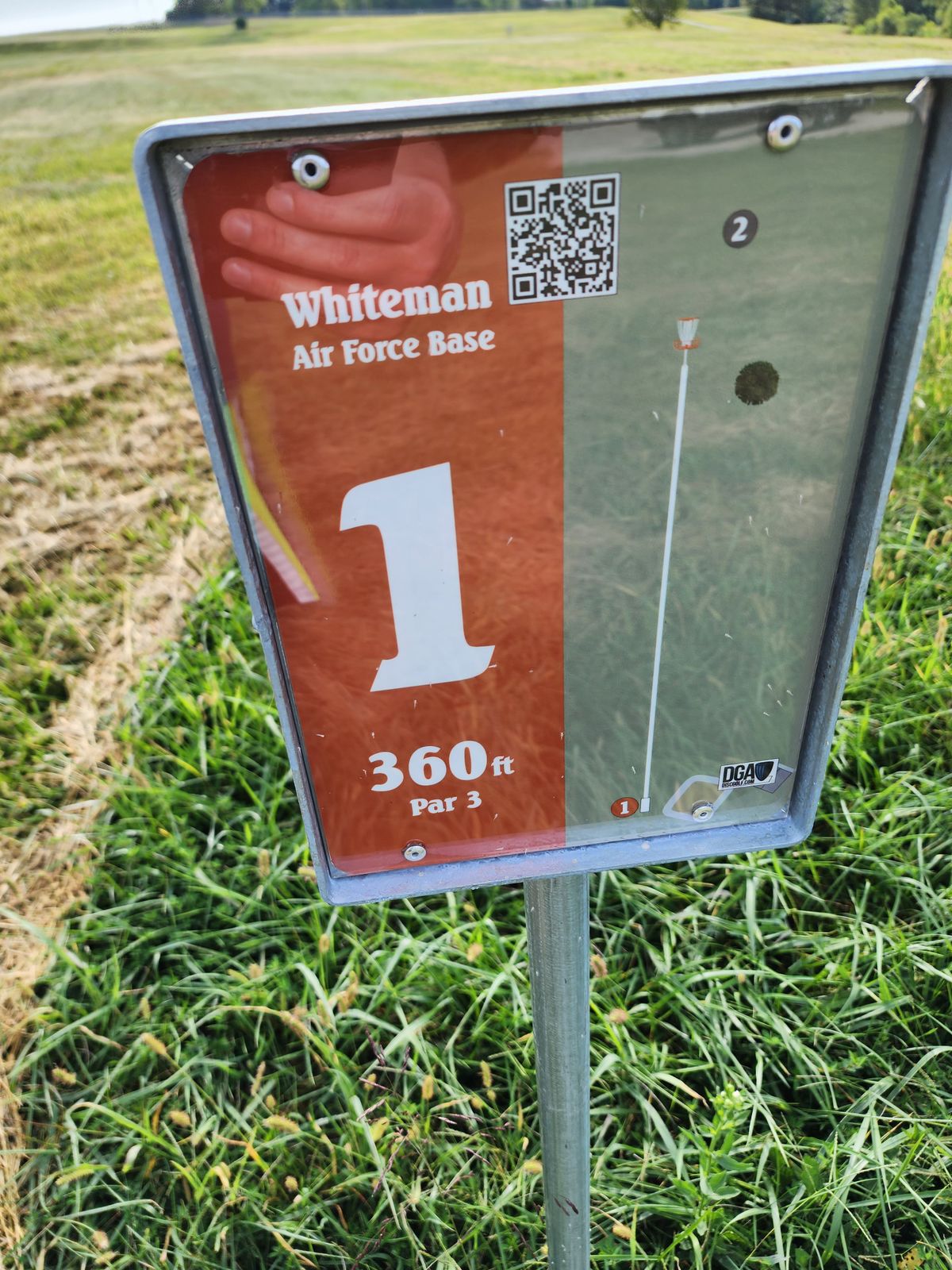 Start of hole 1.