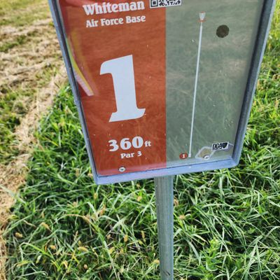 Start of hole 1.