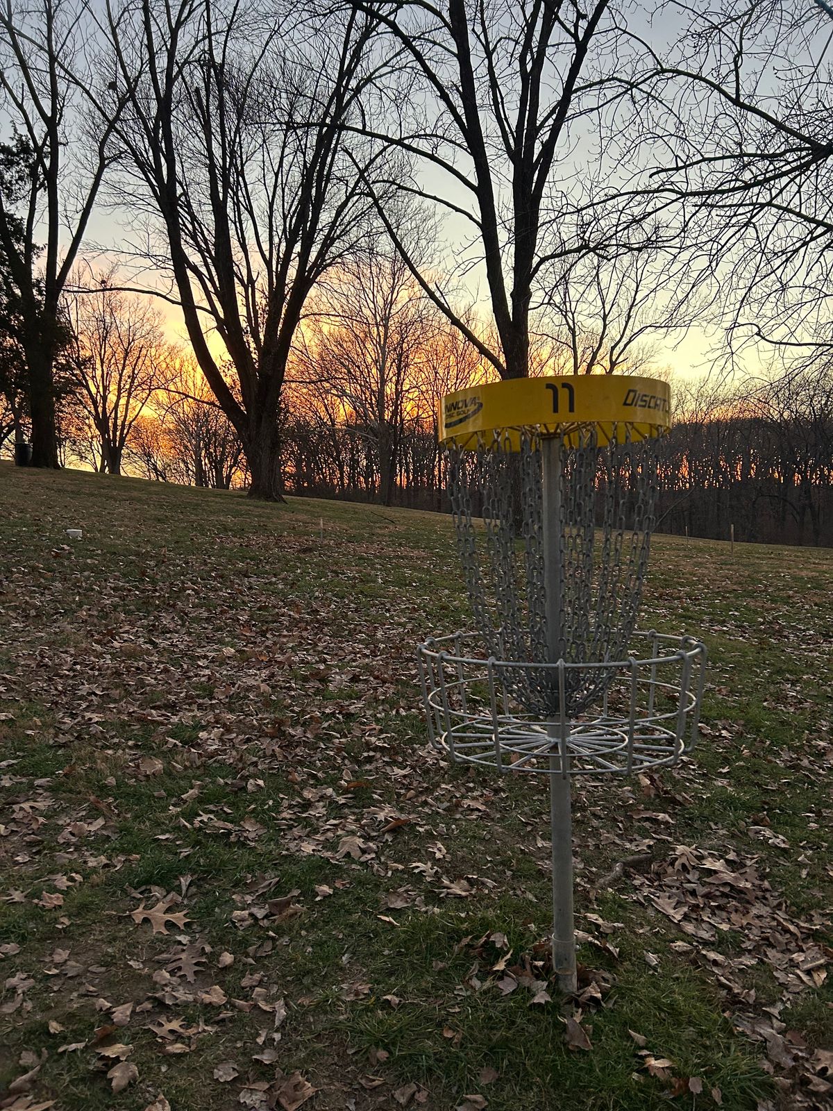 Hole 11 at sunset
