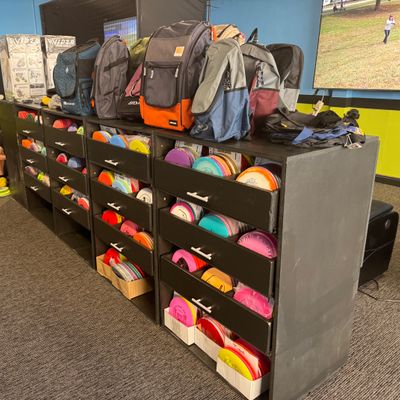 Infinite Discs, Doomsday, Dynamic Discs, Latitude 64, and Westside section