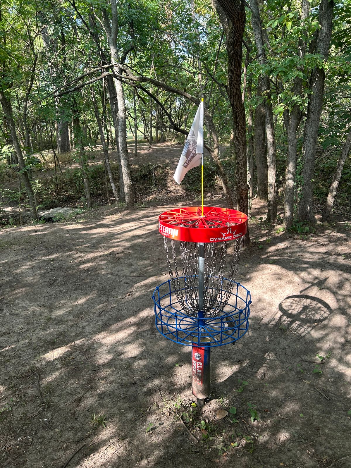 Hole #2 Look From Behind The Basket Back Out of The Forest