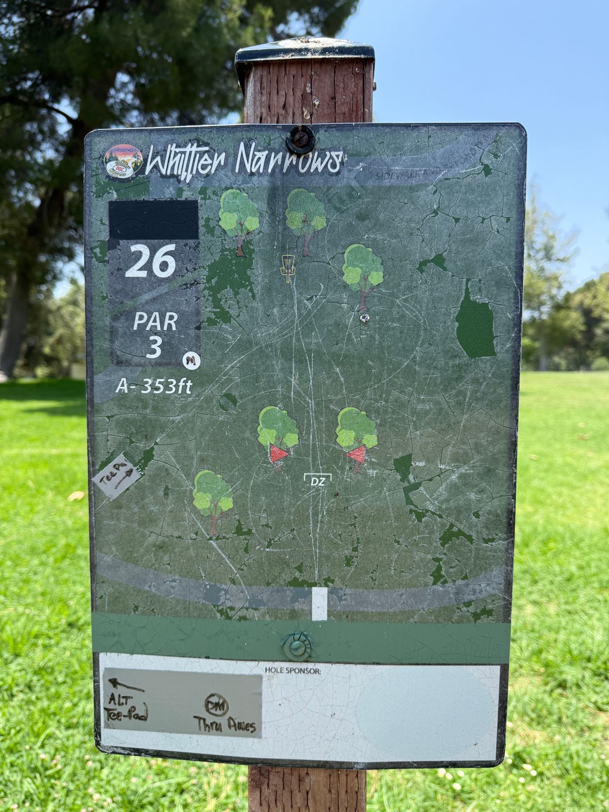 Hole 26 Sign