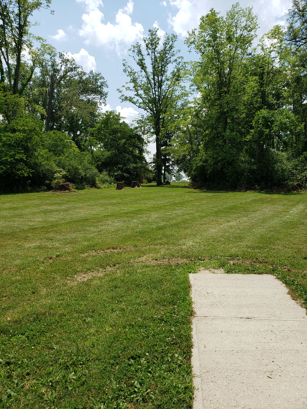 #4 Tee-Pad, Fairway view.