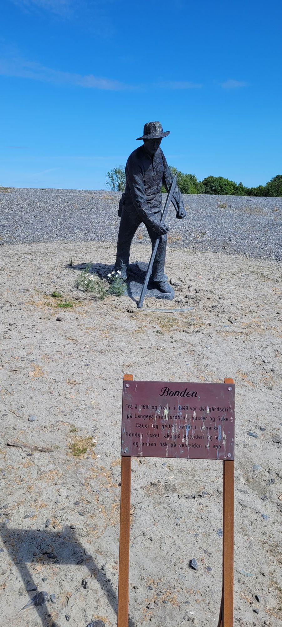 Statue ved startpunkt 4