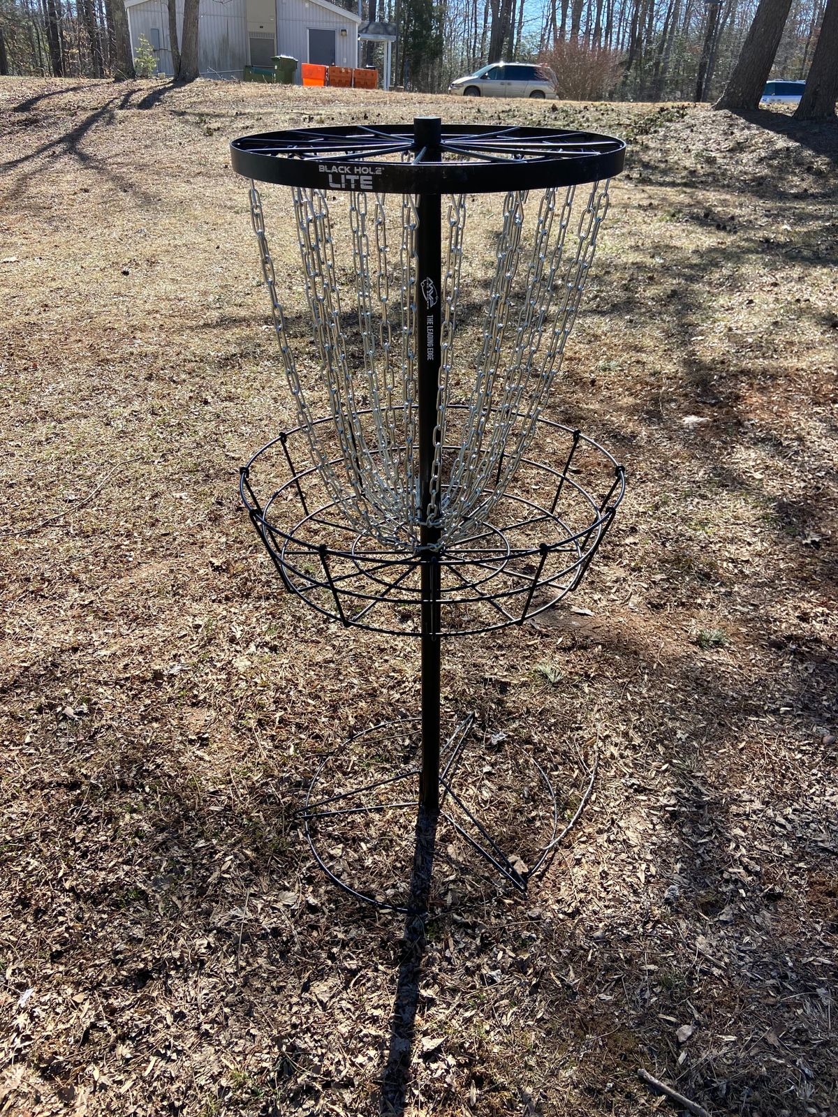 Single basket for all nine holes.