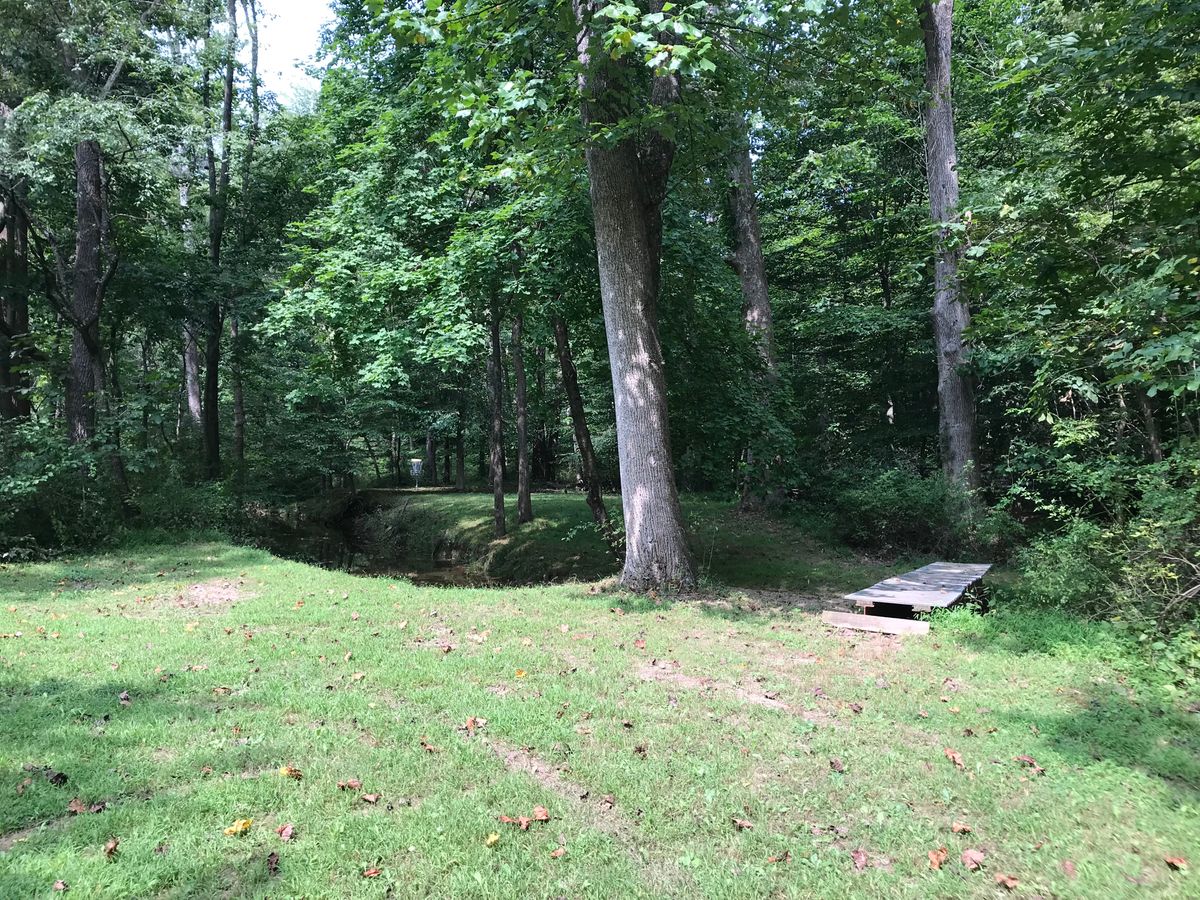 Hole 10 across the creek