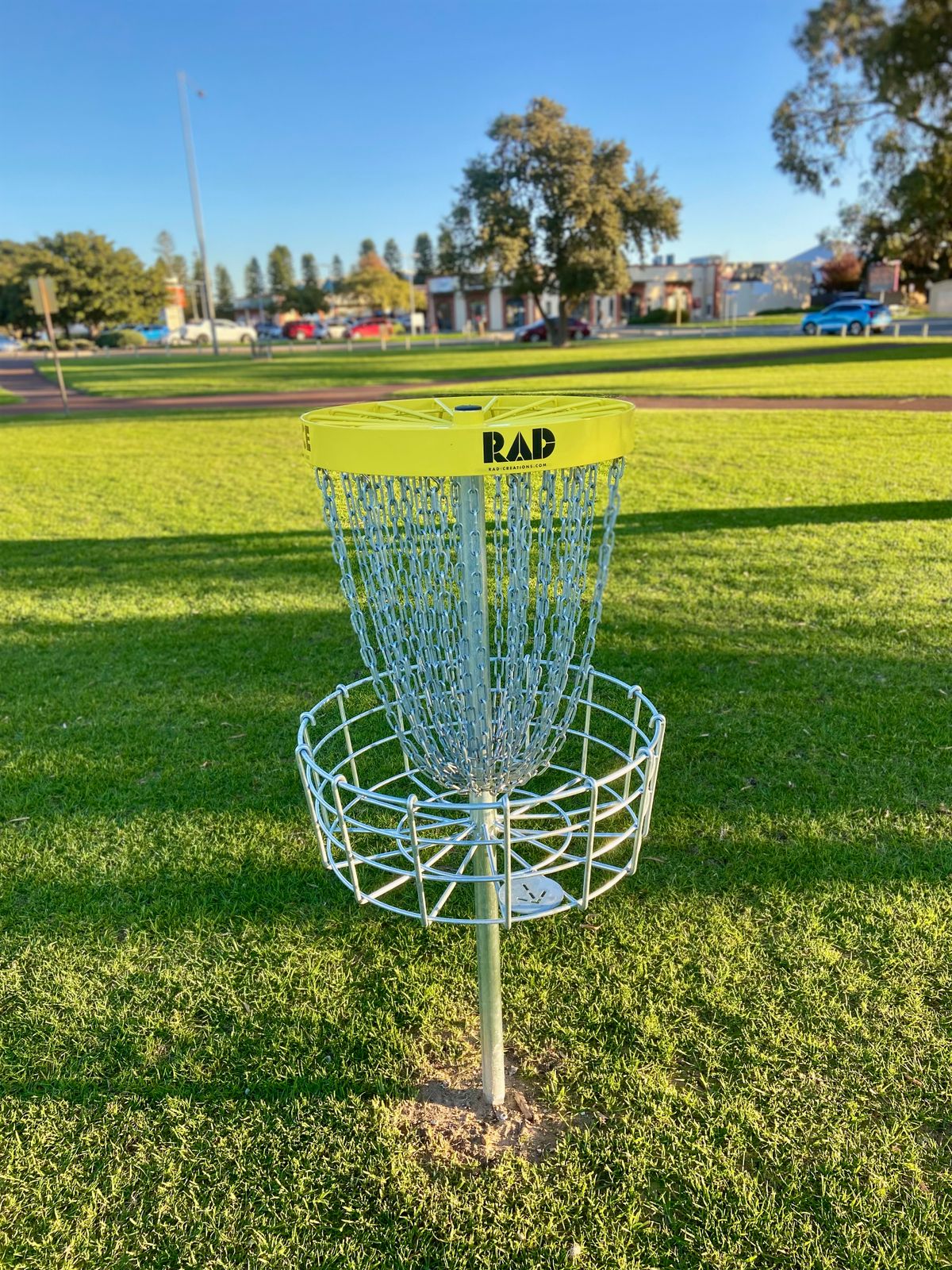 Lovely new basket for hole 2! Thanks Council 🙂