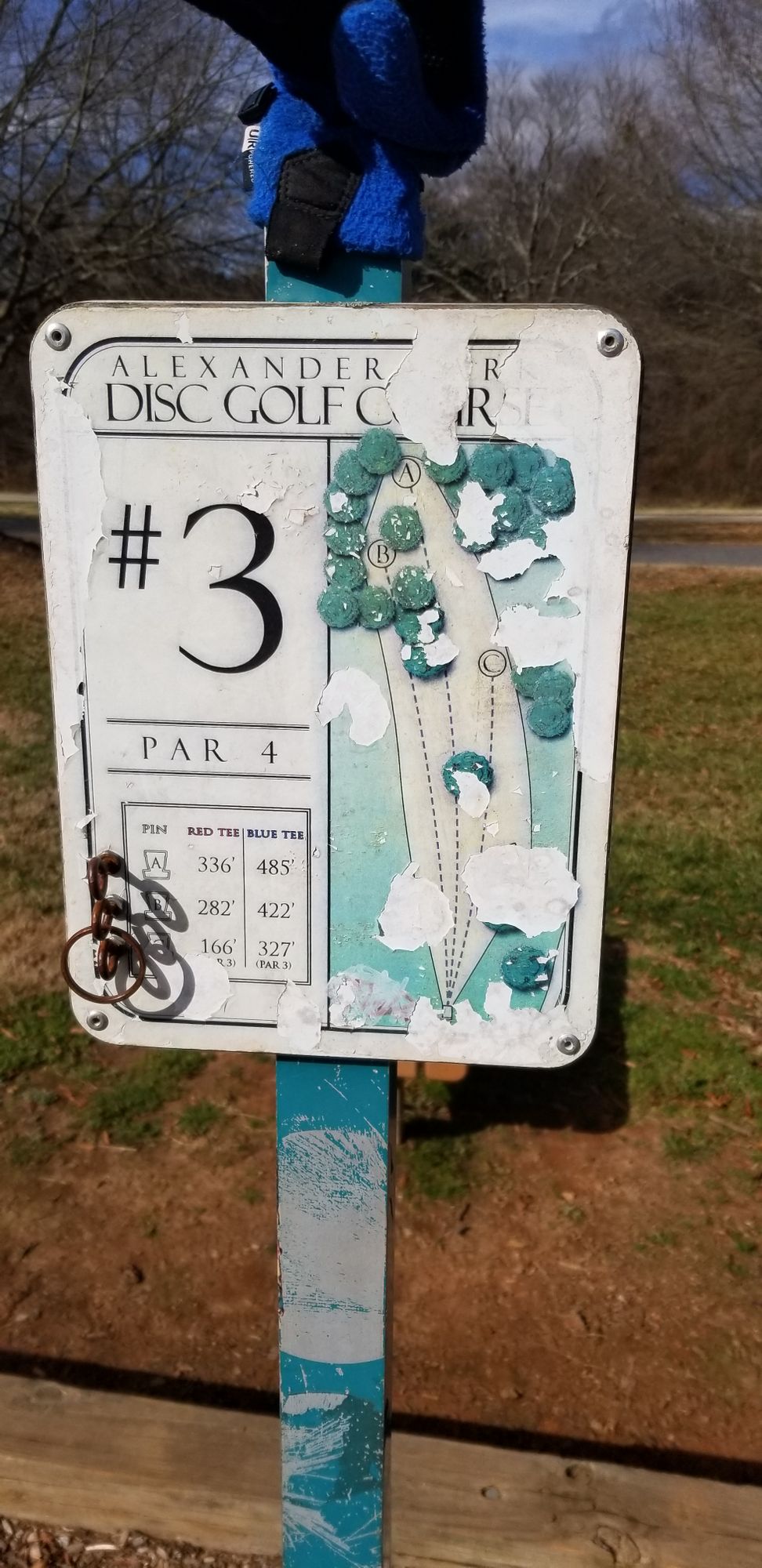 Hole 3 Sign