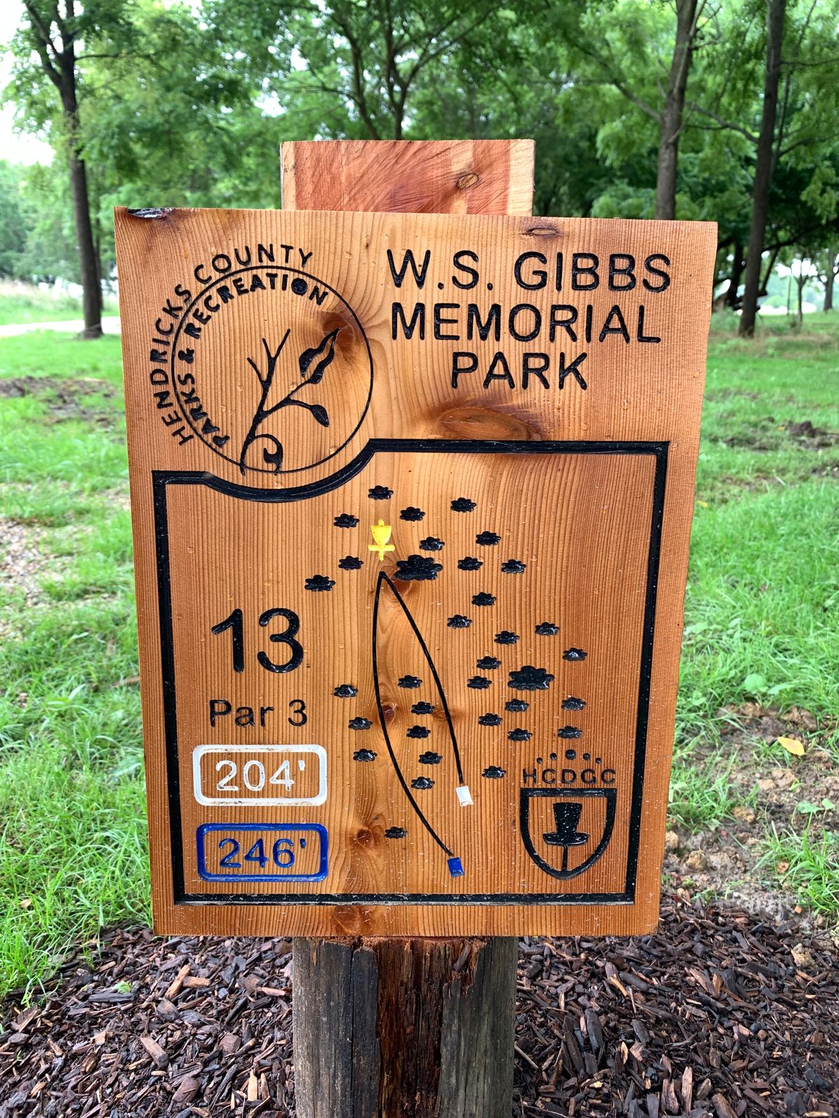 Hole 13 Sign