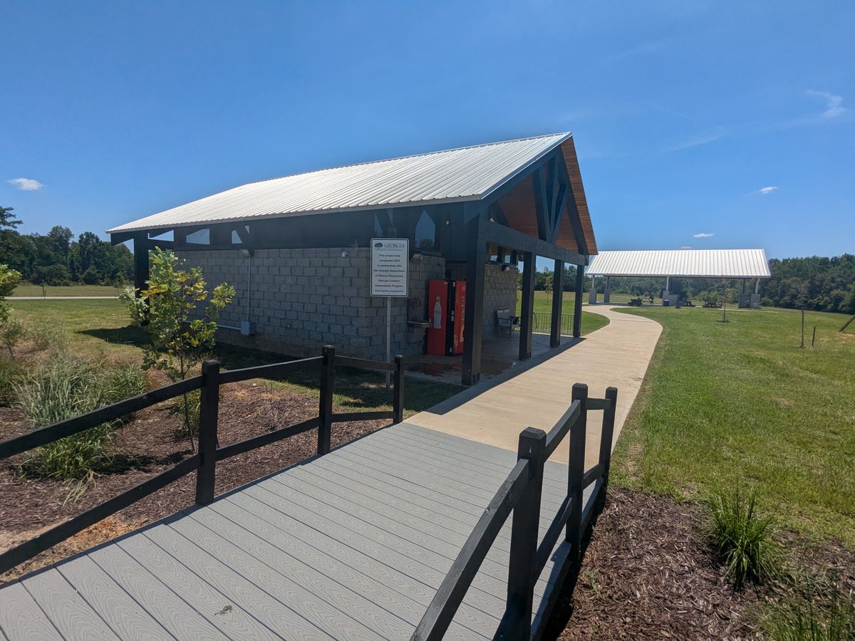 Bathrooms fully built with vending machines