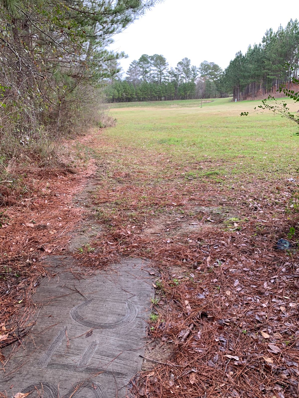Beware of the huge oval ditch area. Can be very muddy after a rain.