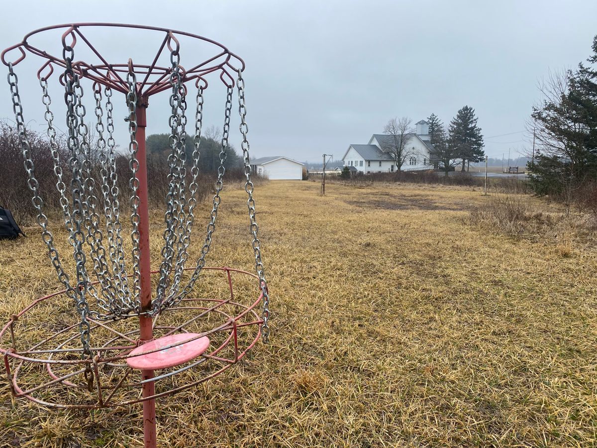 The shot layout winds itself around the fields surrounding this quaint little church.