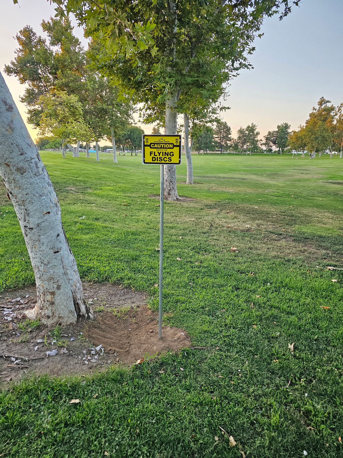 New caution sign