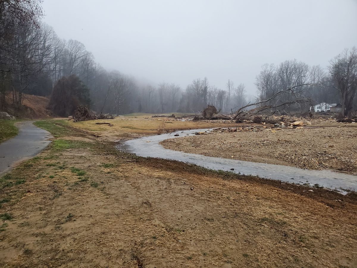 Damage after Hurricane Helene