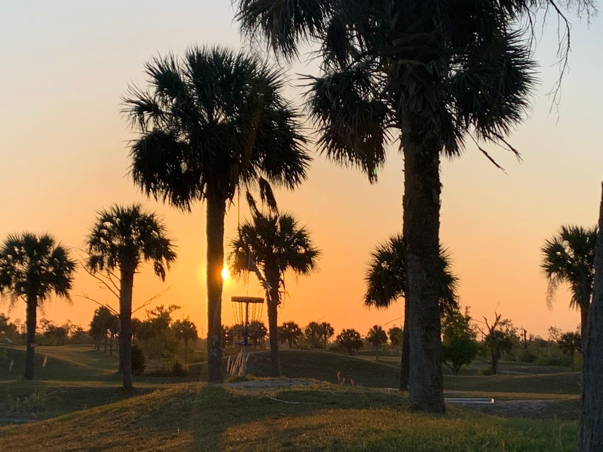 Fun course. Awesome sunsets.