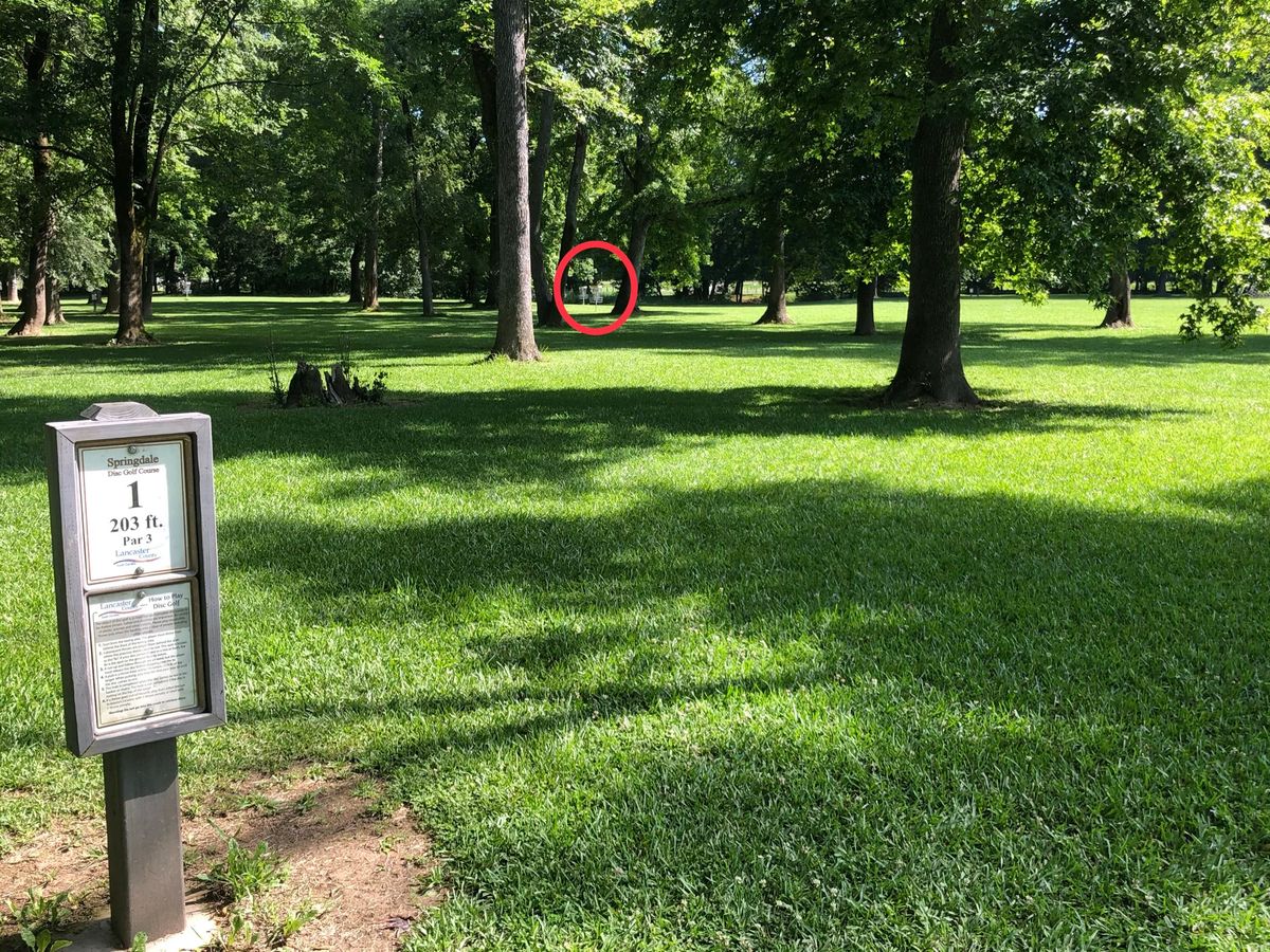 Hole #1 tee