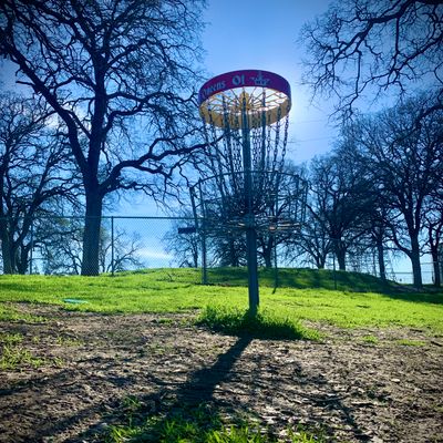 Basket at Hole 14 in January.