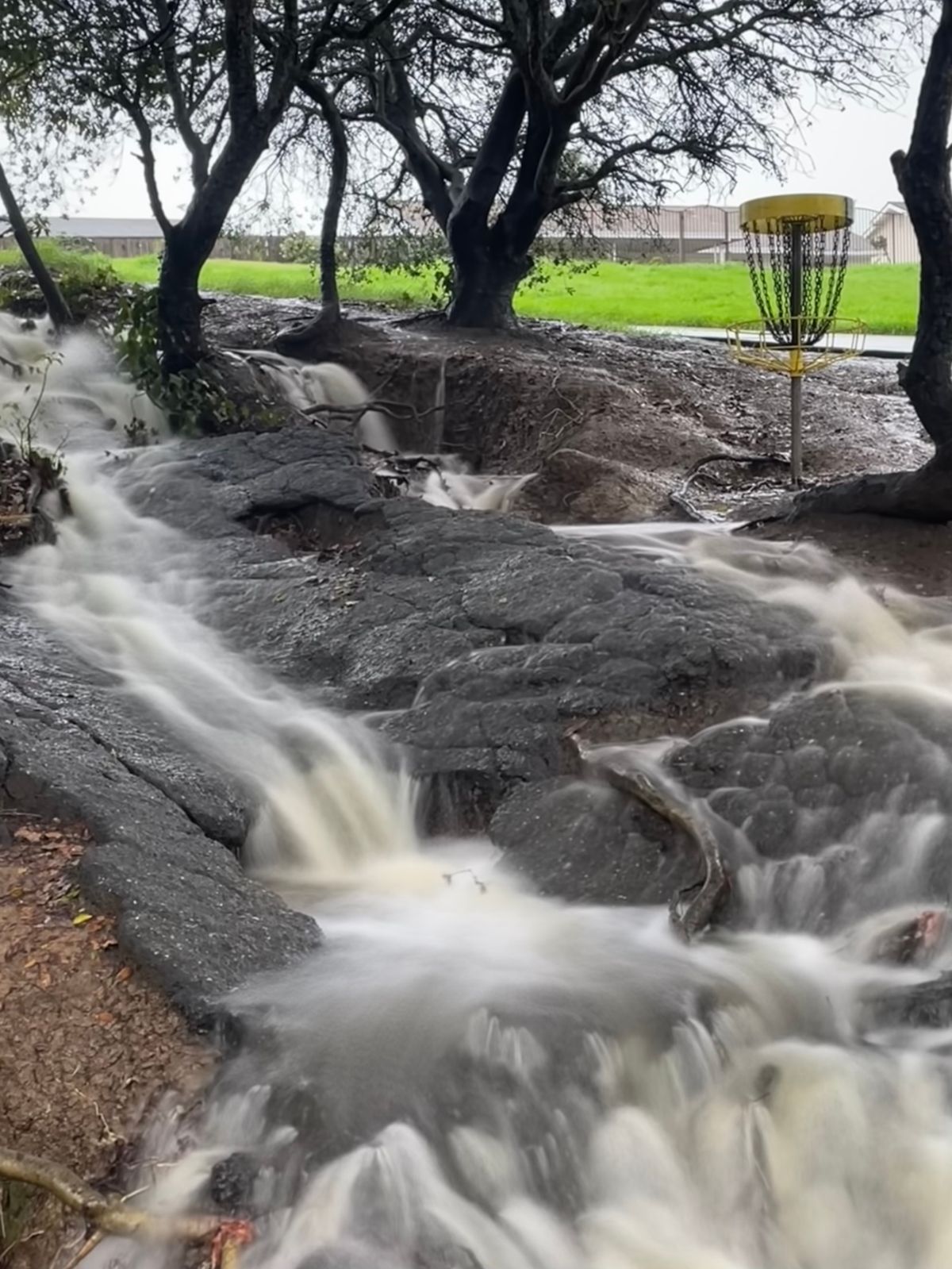 Hole #11 during a monsoon