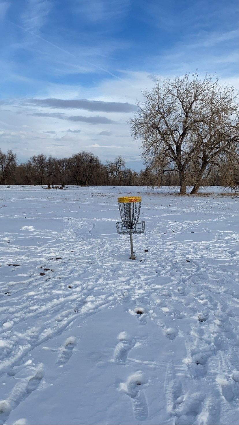 Practice Tee in the wintertime