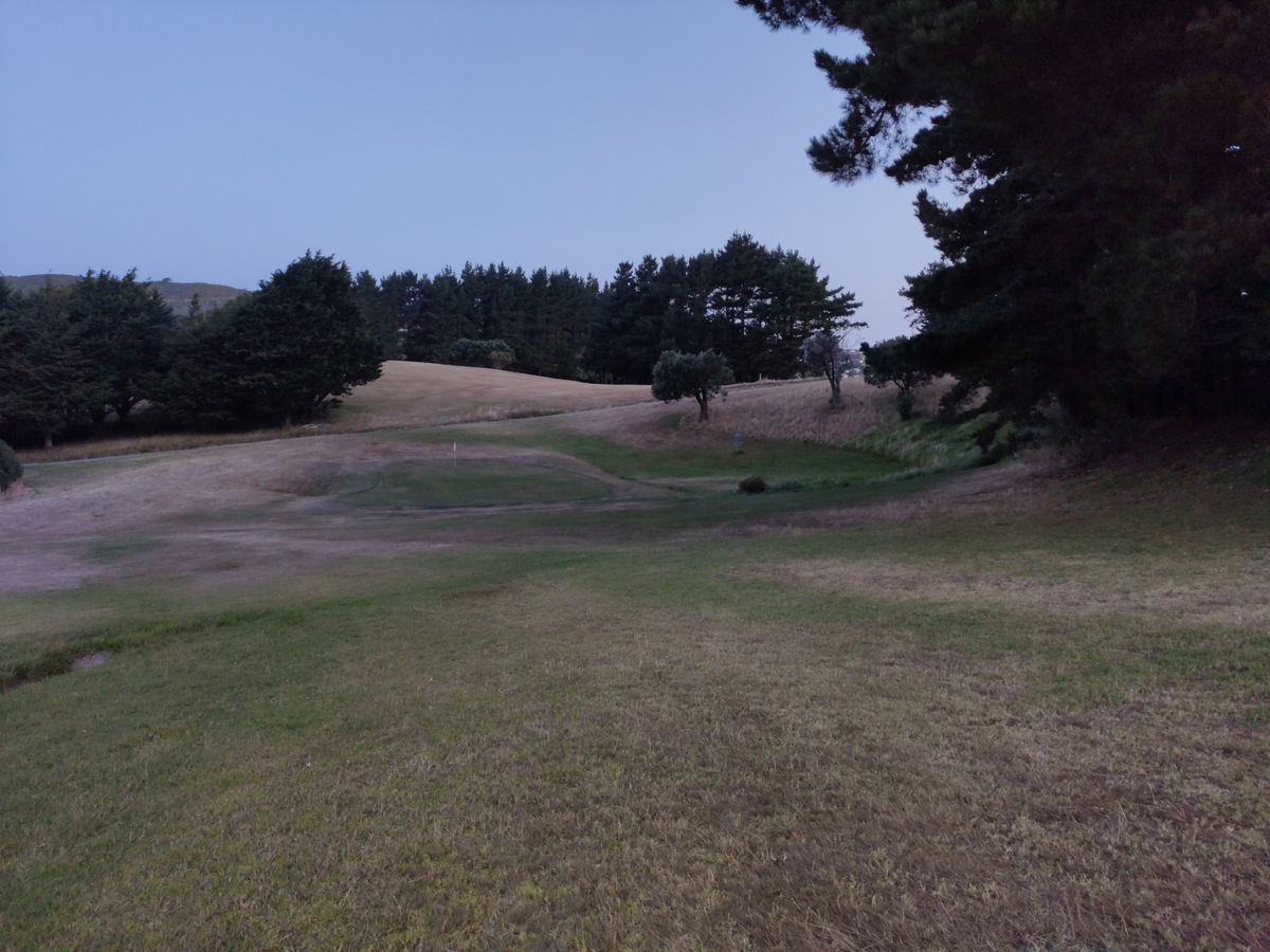 Hole 10 from the B tee.