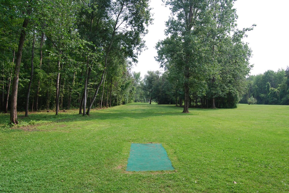Hole 3 short tee pad position