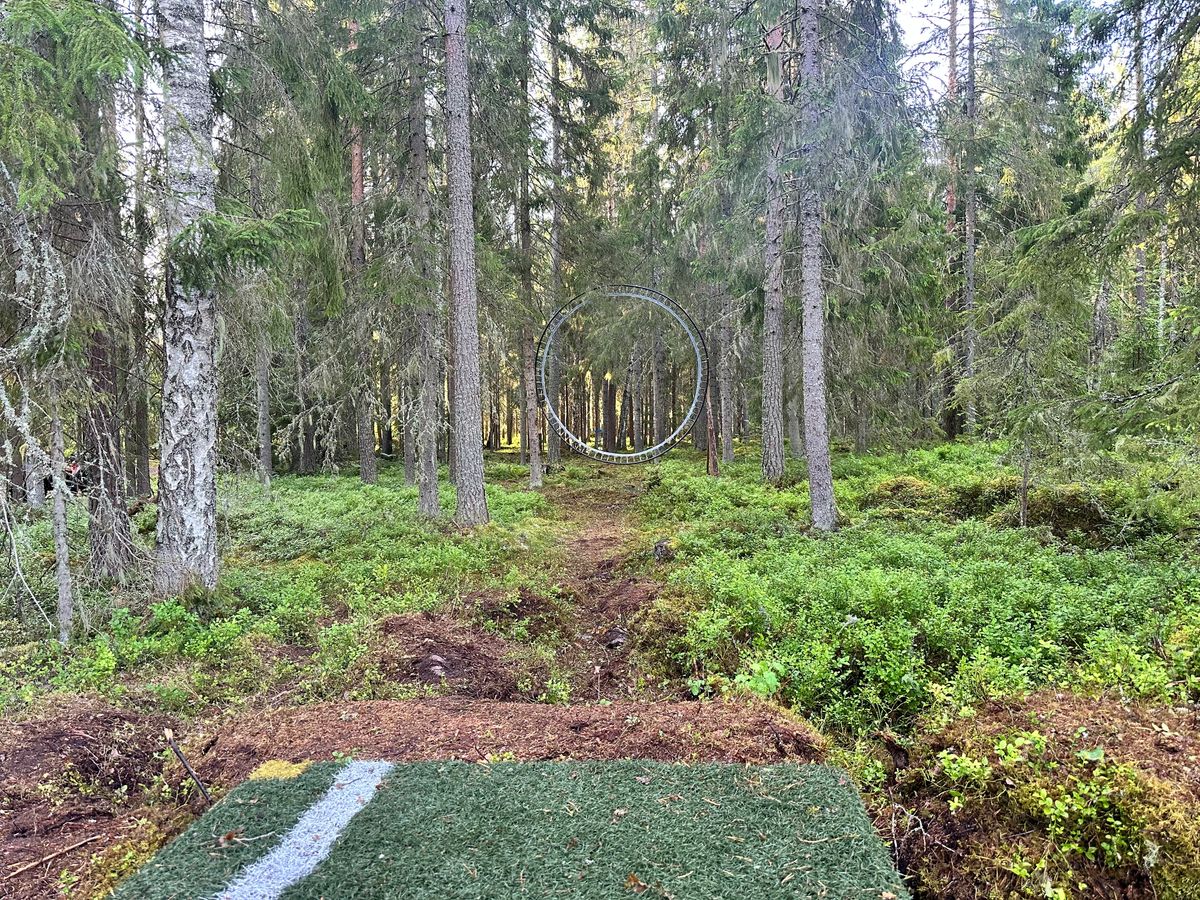 A quite rare circle mandatory on hole 9.