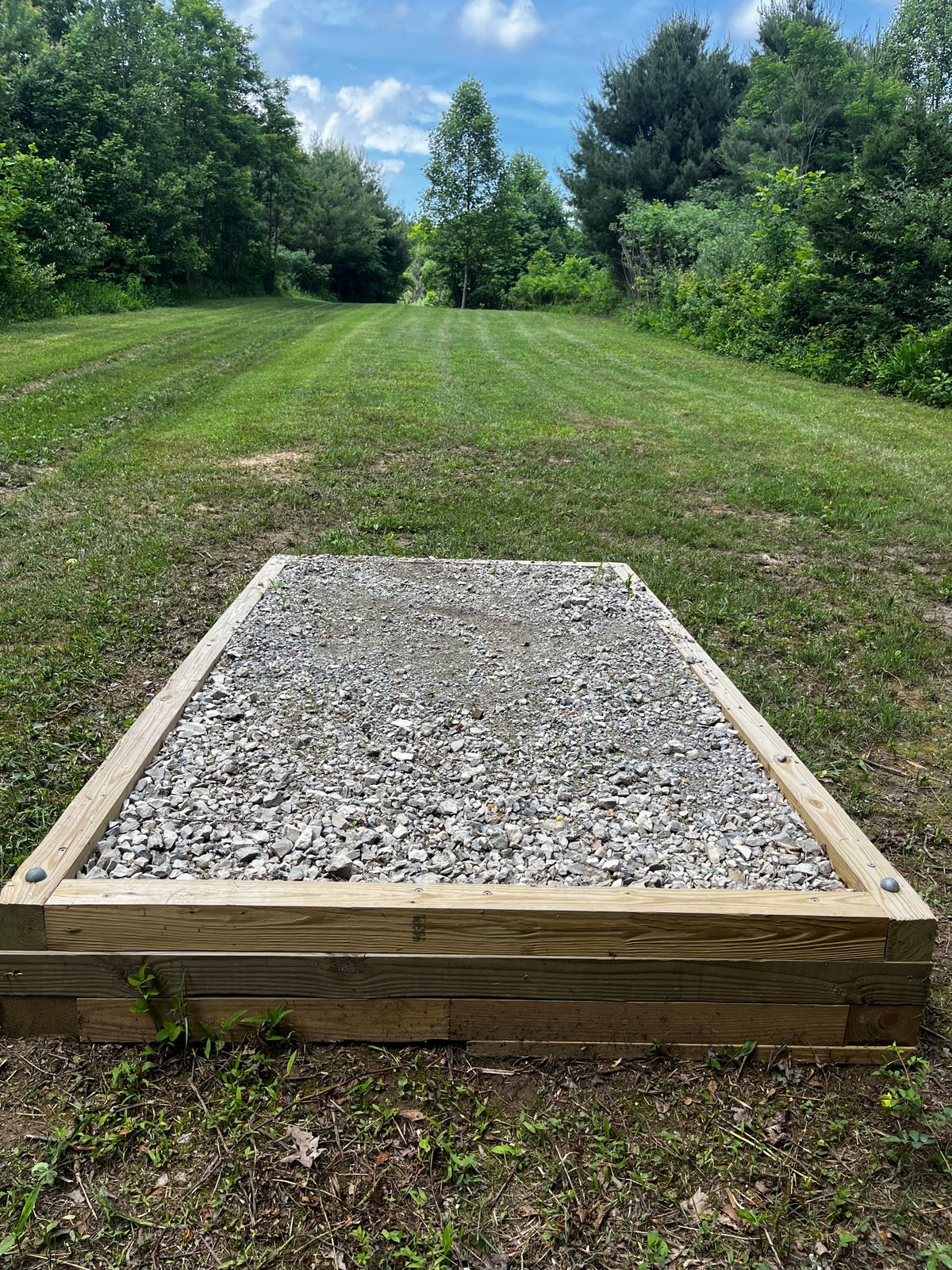 Hole 7 from tee pad