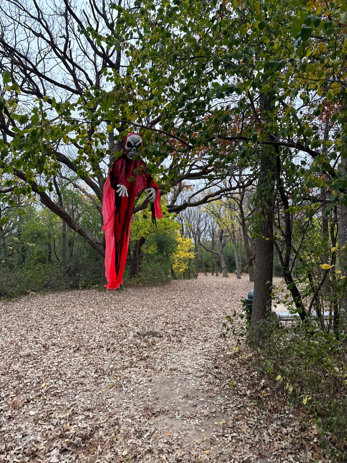 Hole 6 during Halloween