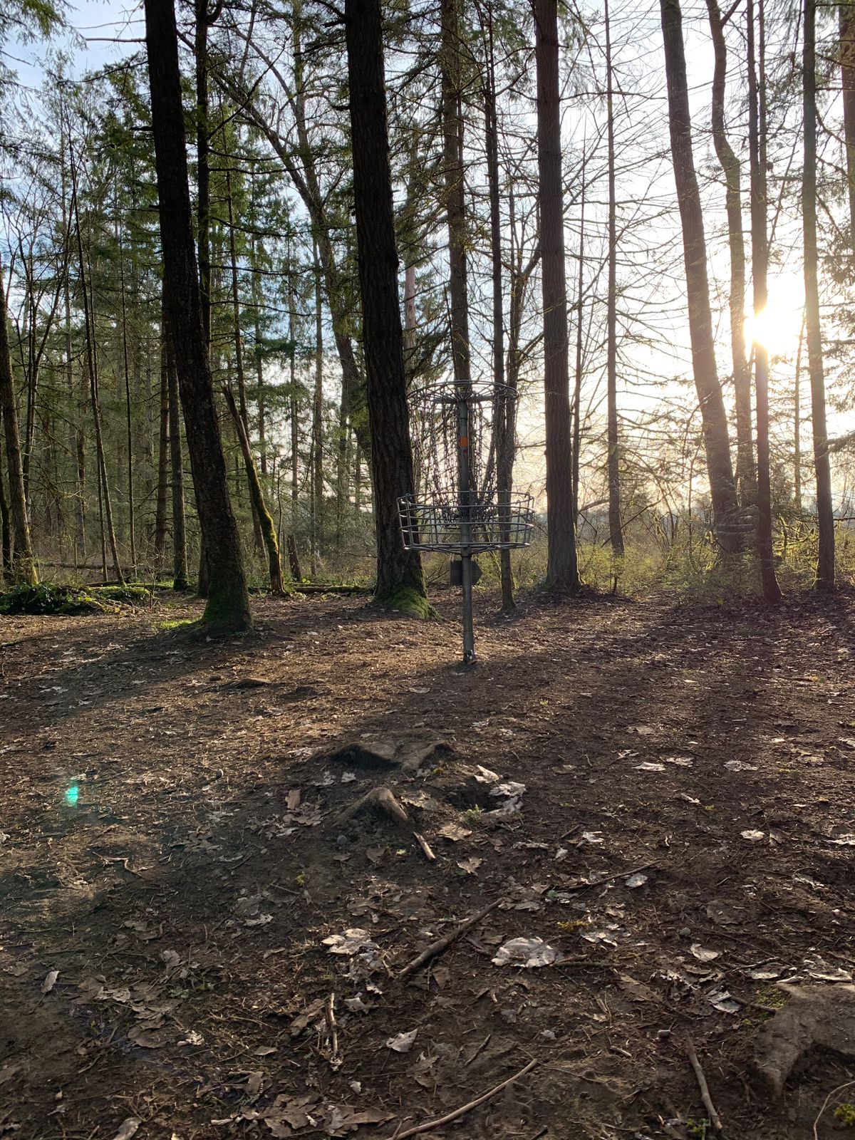 Hole 9 in short position