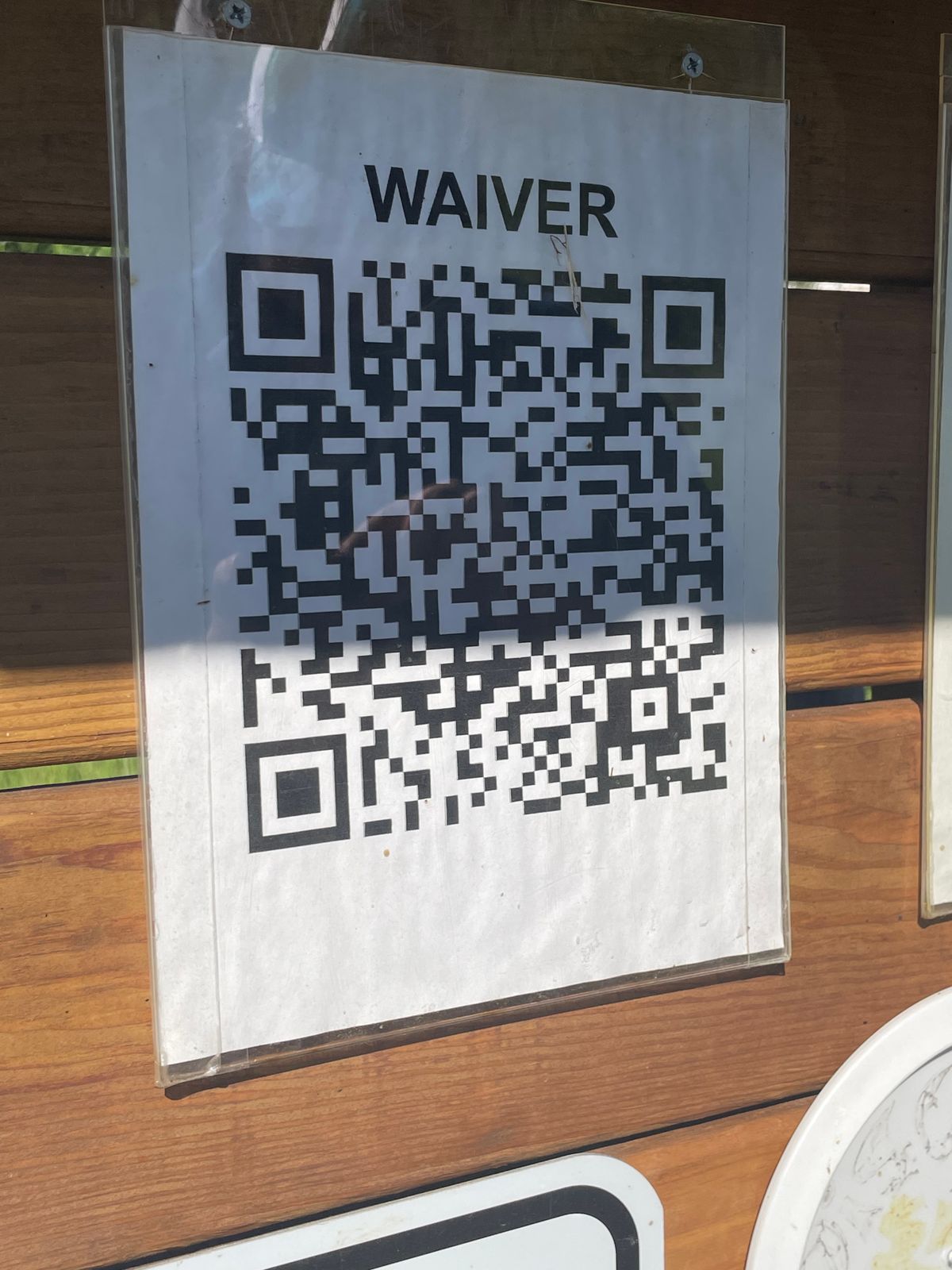 Sign the waiver!