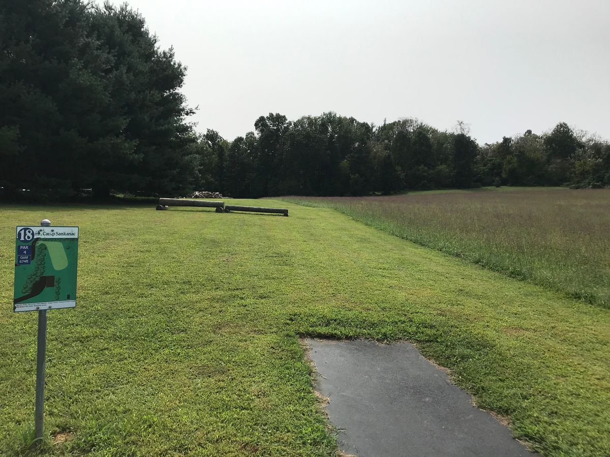 Hole 18 tee pad