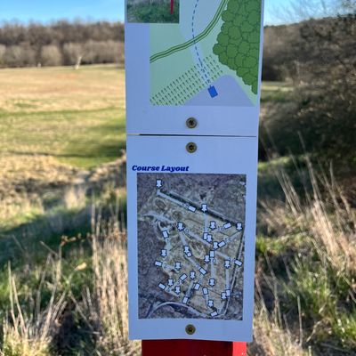 Hole 1 Tee Sign