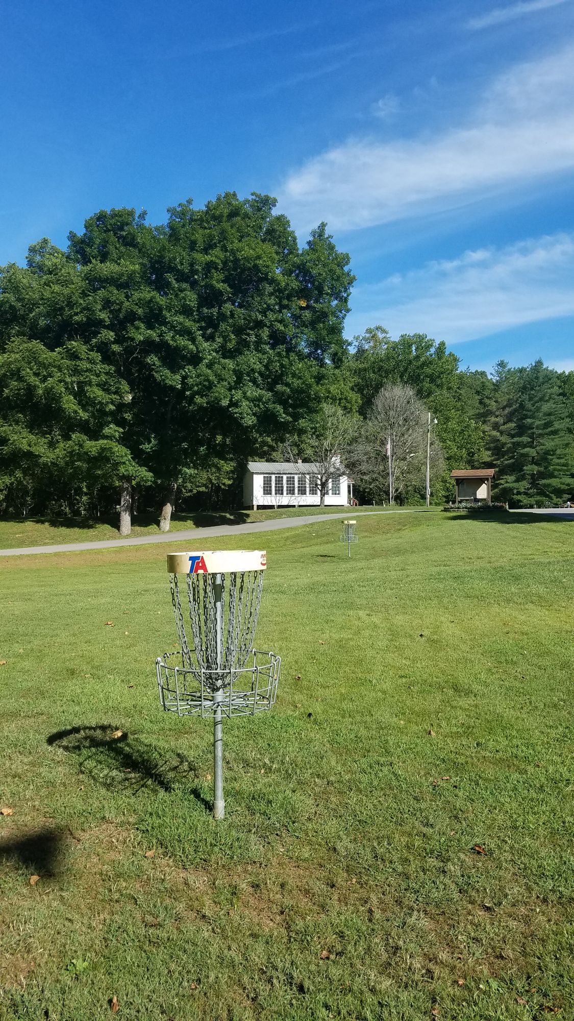 Putting Green with two baskets