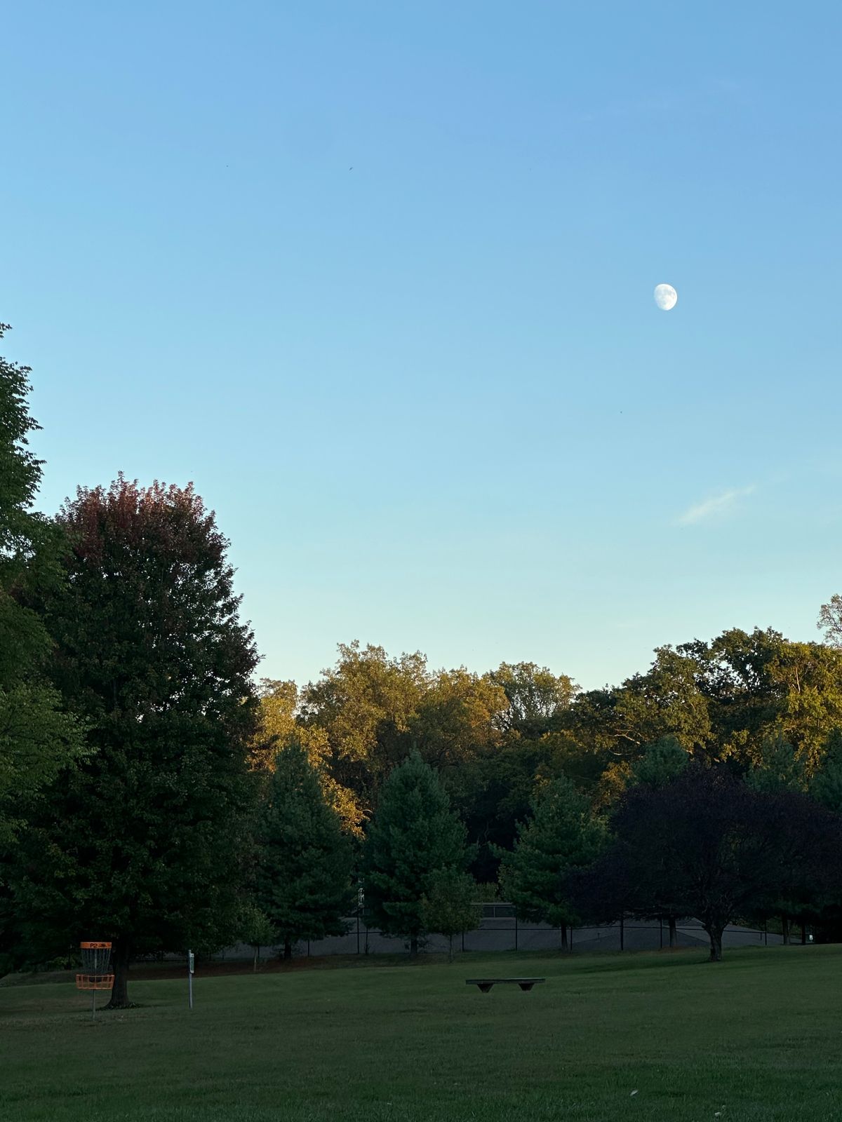 Check out this beautiful early autumn moon at Legacy on Friday evening’s happy hour round.
