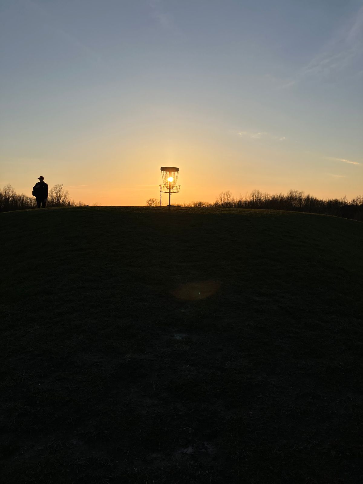 Dead center sun