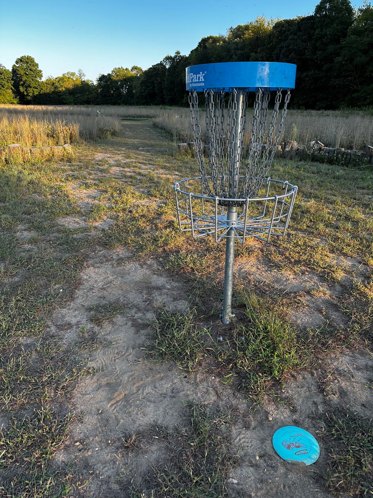 First bird on 8 at sunset.