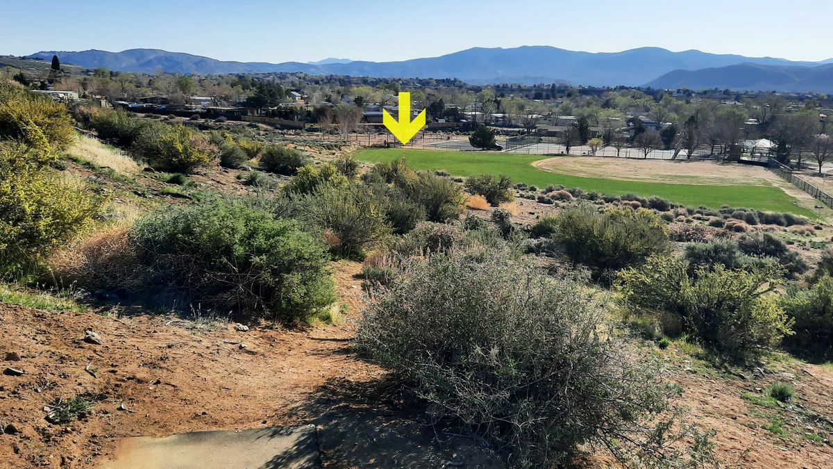 Hole 2
Downhill Ace run with OB behind