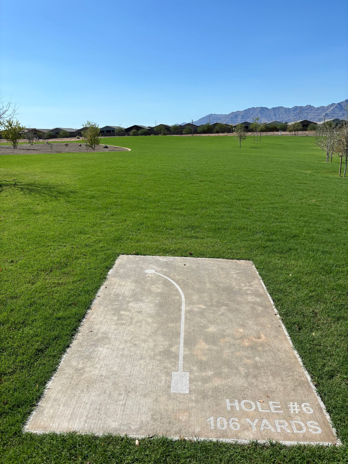 Sidewalk, rock boarder & beyond OB