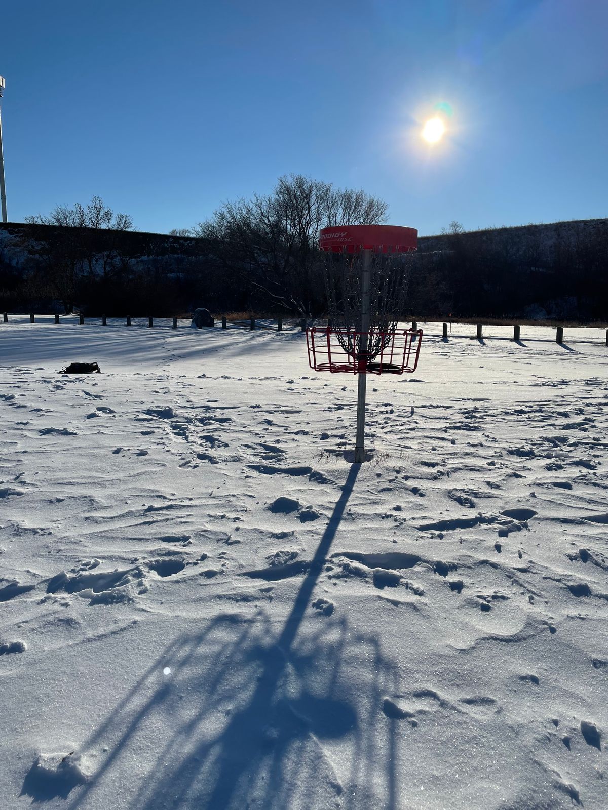 Crisp winter day.