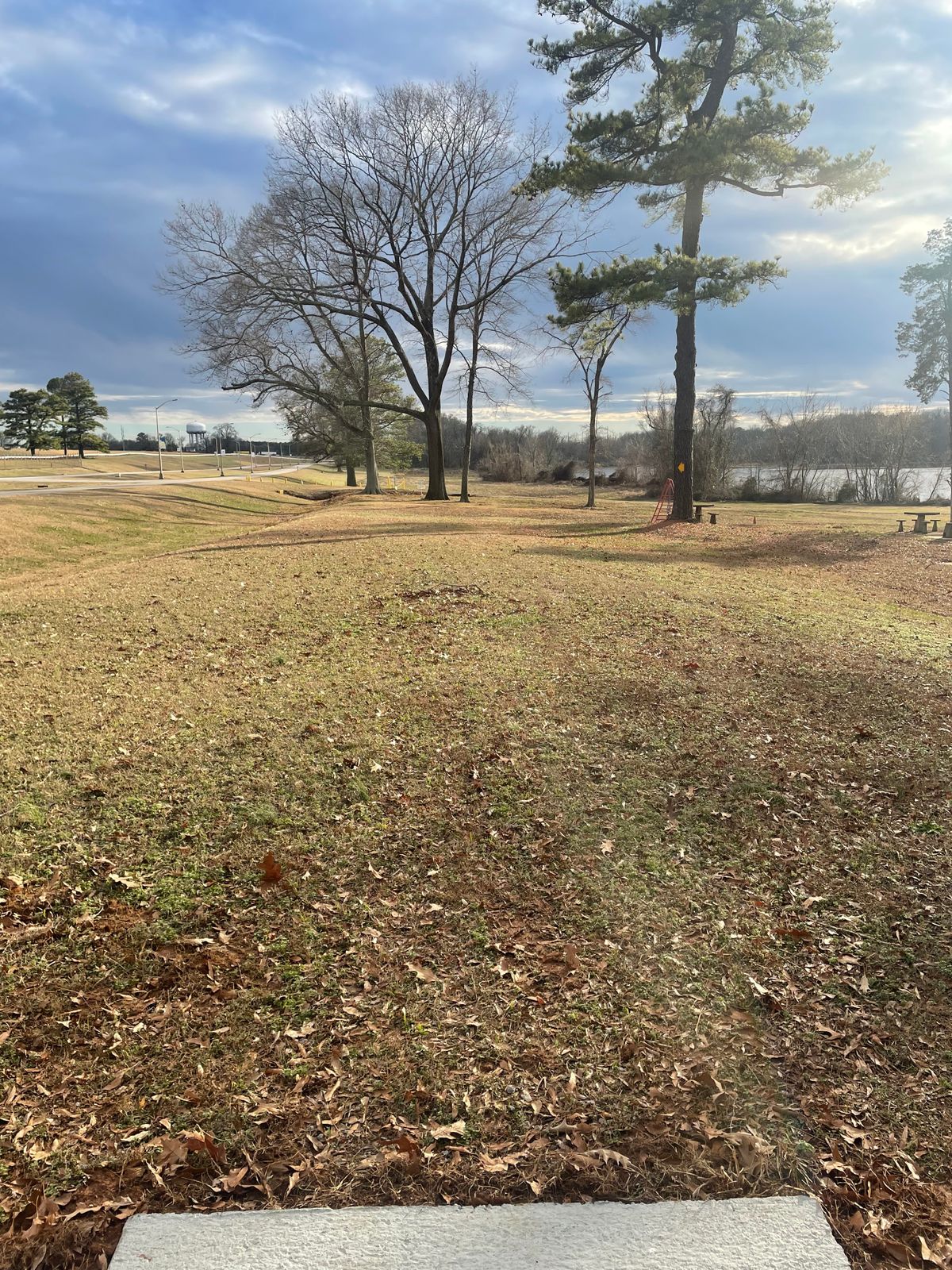 Hole 2 tee pad view