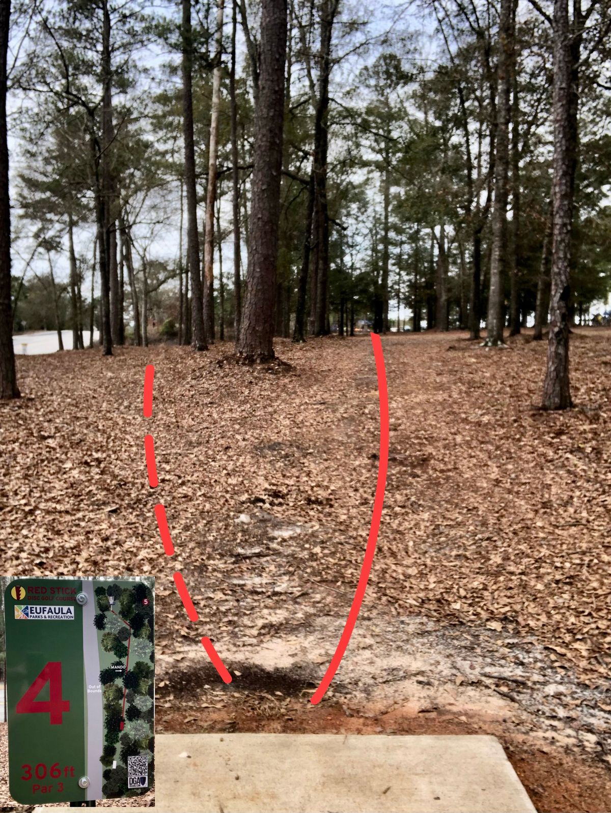 Hole 4 | SHORT pad