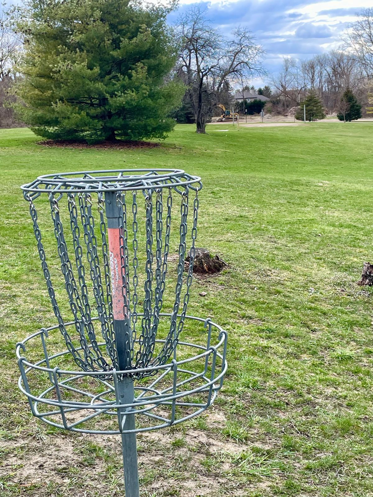 Hole 1 fairway - backwards
