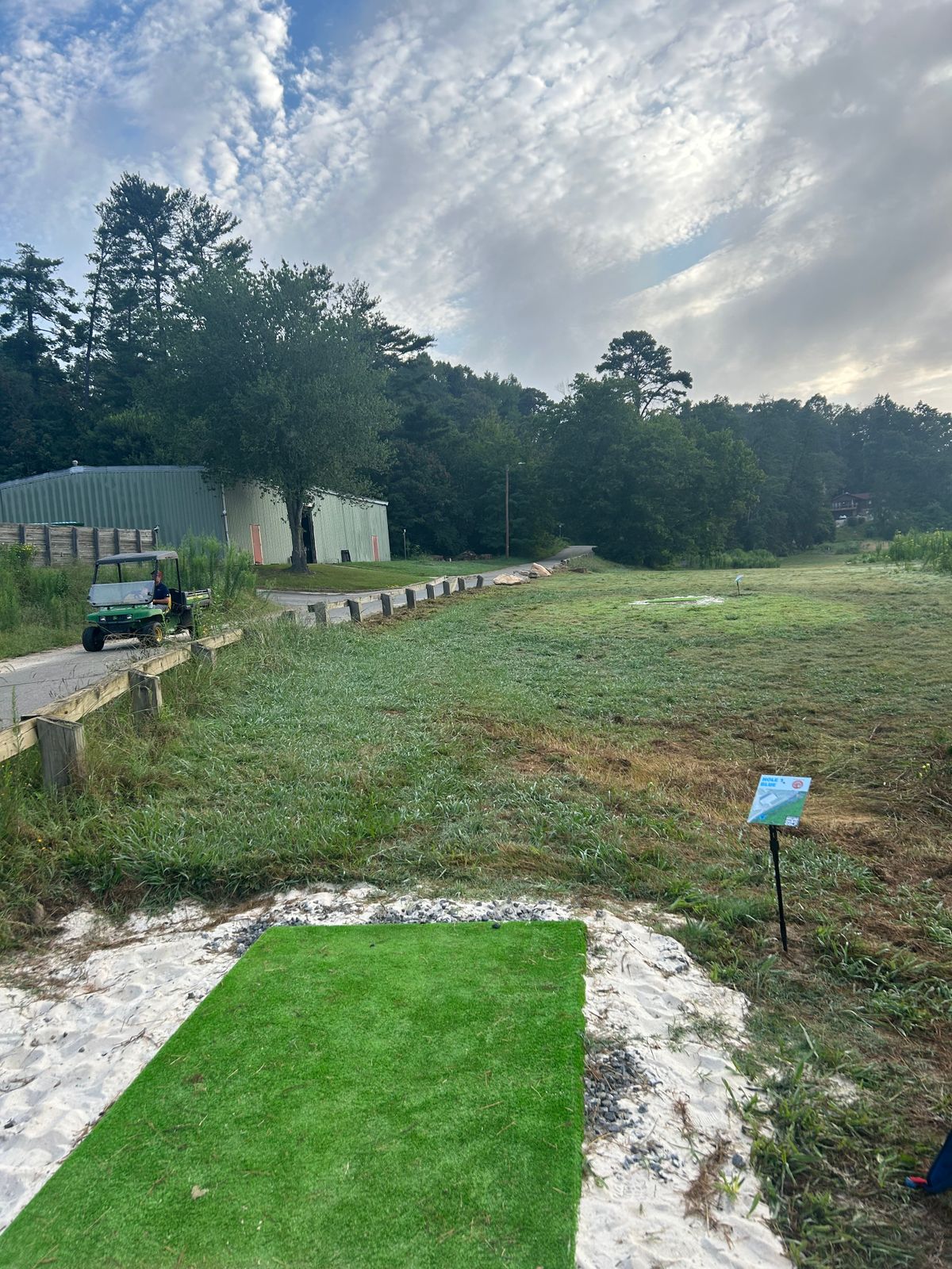 Hole 1 long tee