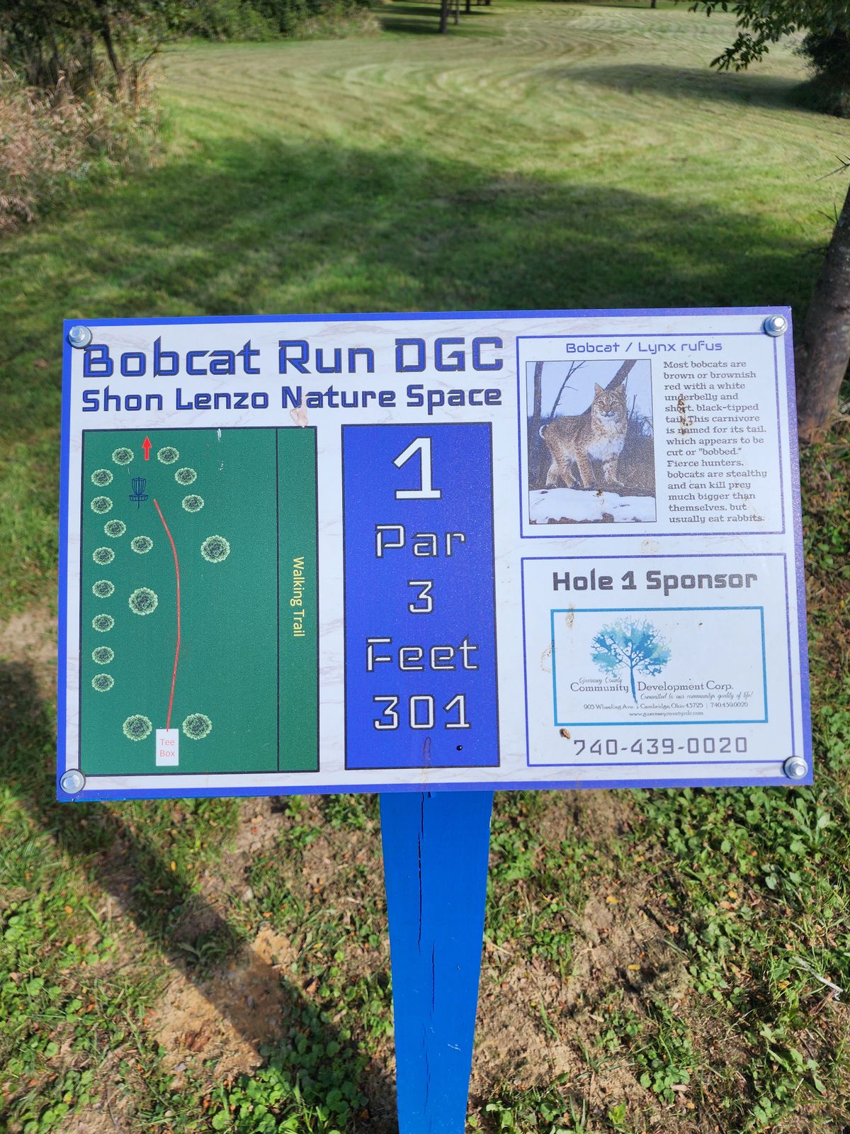 No. 1 tee sign