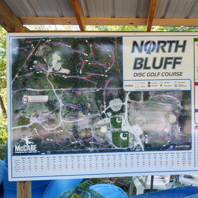 Disc disc course map and rules